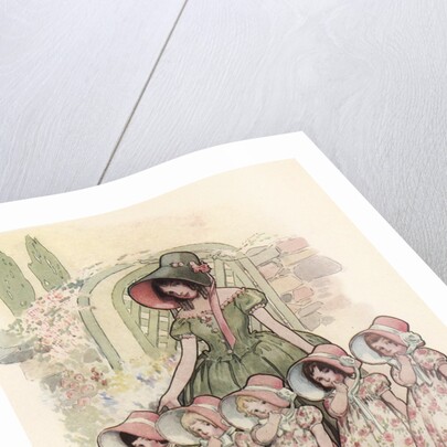 Mistress Mary Illustration by Fanny Cory