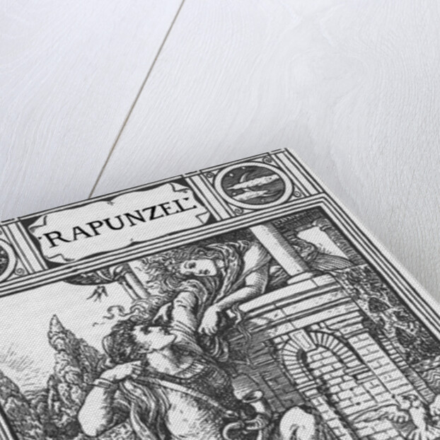 O Rapunzel, Rapunzel! Let Down Thine Hair Illustration by Walter Crane