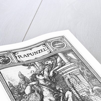 O Rapunzel, Rapunzel! Let Down Thine Hair Illustration by Walter Crane