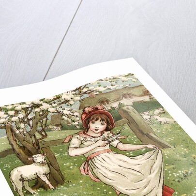 Little Miss Muffet Illustration by Kate Greenaway