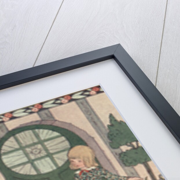 Illustration of Three Children Jumping Rope by Henriette Willebeek Le Mair