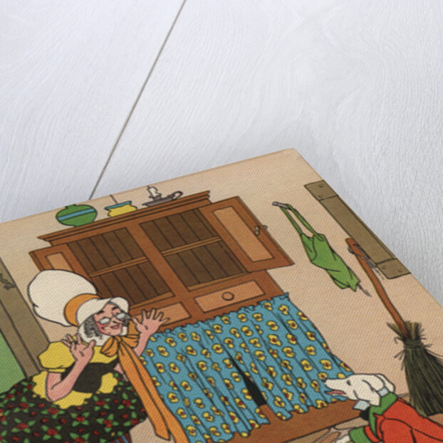 Old Mother Hubbard and Her Dog Illustration by William Donahey