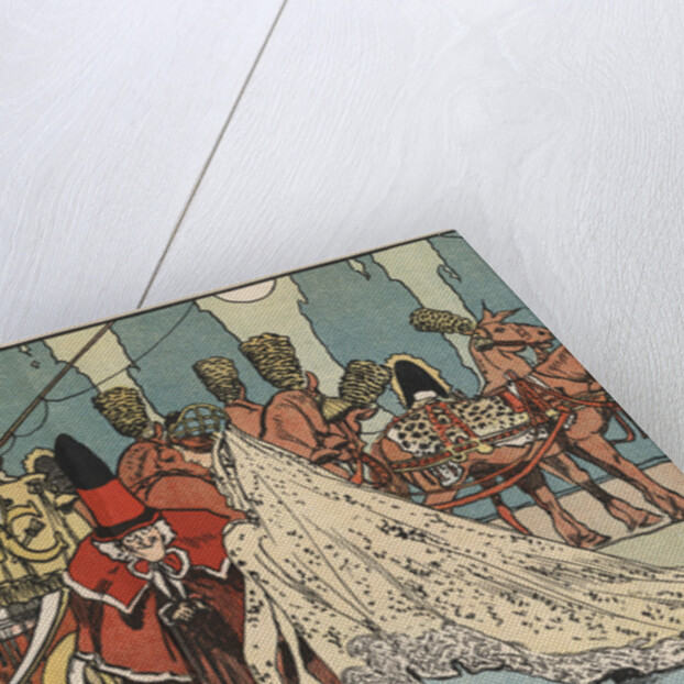 Cinderella Enters the Coach Illustration by John Hassall