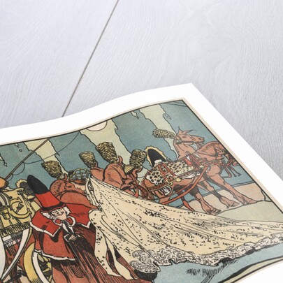 Cinderella Enters the Coach Illustration by John Hassall