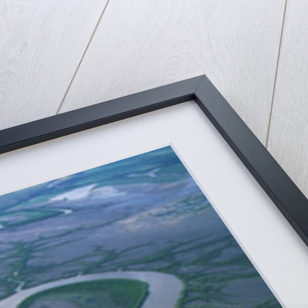 Meandering river in the Kimberley Region of Western Australia, aerial view by Anonymous