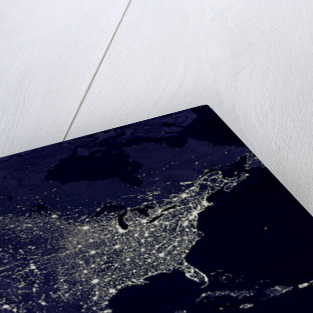 North America at Night by Anonymous