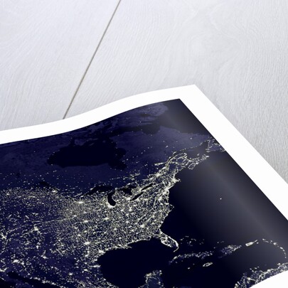 North America at Night by Anonymous