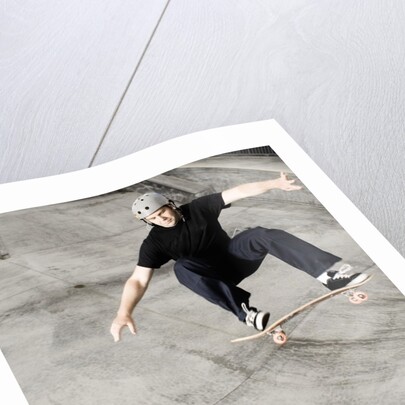 Skateboarder Performing Tricks by Anonymous