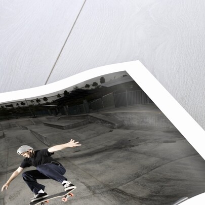Skateboarder Performing Tricks by Anonymous