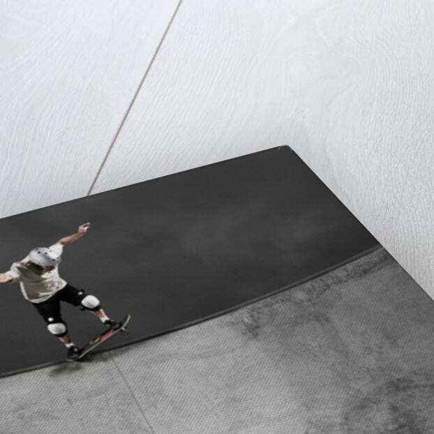 Skateboarder Performing Tricks by Anonymous