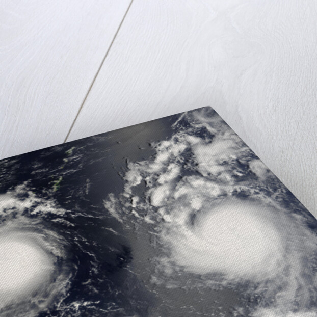 Typhoons Saomai and Bopha by Anonymous