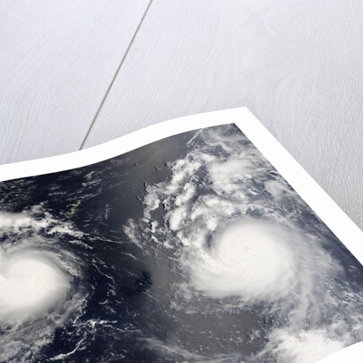 Typhoons Saomai and Bopha by Anonymous