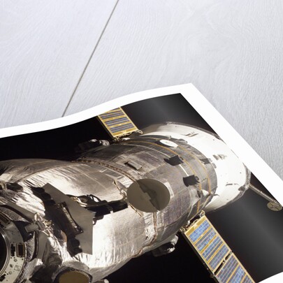 Space Vehicle Departing by Anonymous