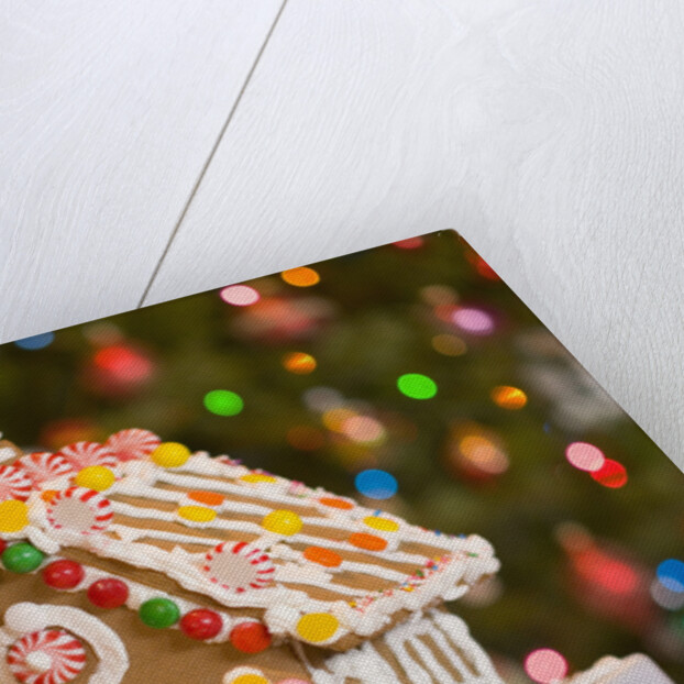 Gingerbread House at Christmas by Anonymous