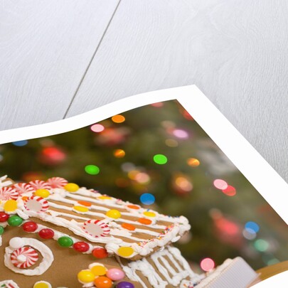 Gingerbread House at Christmas by Anonymous