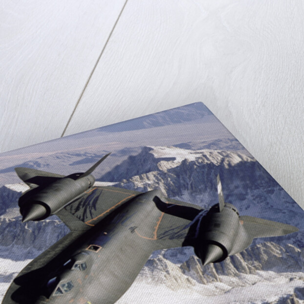 NASA SR-71 Research Aircraft in Flight by Anonymous