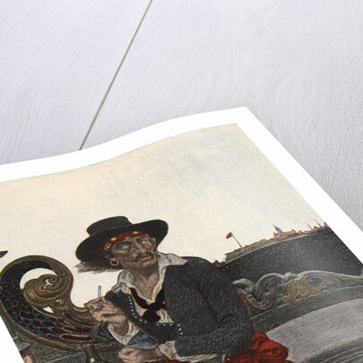 Kidd on the Deck of the Adventure Galley by Howard Pyle