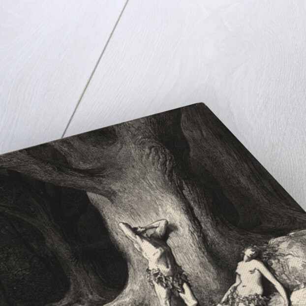 They Heard, and From His Presence Hid Themselves Among the Thickest Trees by Gustave Dore