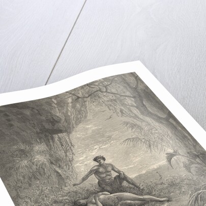 Leaning, Half-Raised, With Looks of Cordial Love, Hung Over Her Enamored by Gustave Dore