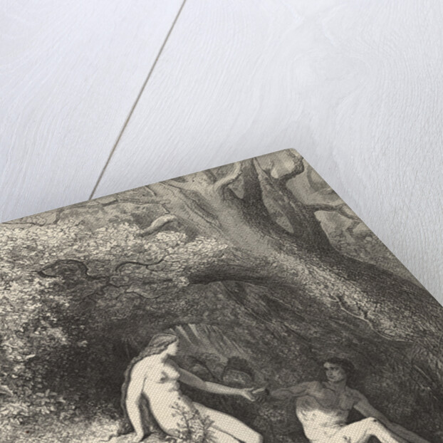 Adam and Eve in Paradise by Gustave Dore