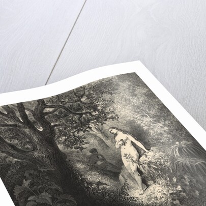 Nor Only Tears Rained at Their Eyes, But High Winds Worse Within Began to Rise by Gustave Dore