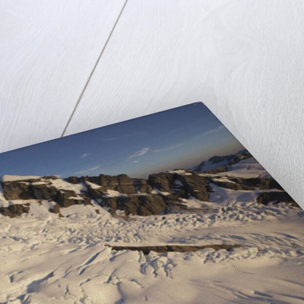Glacier-Covered Mountain Peak by Anonymous