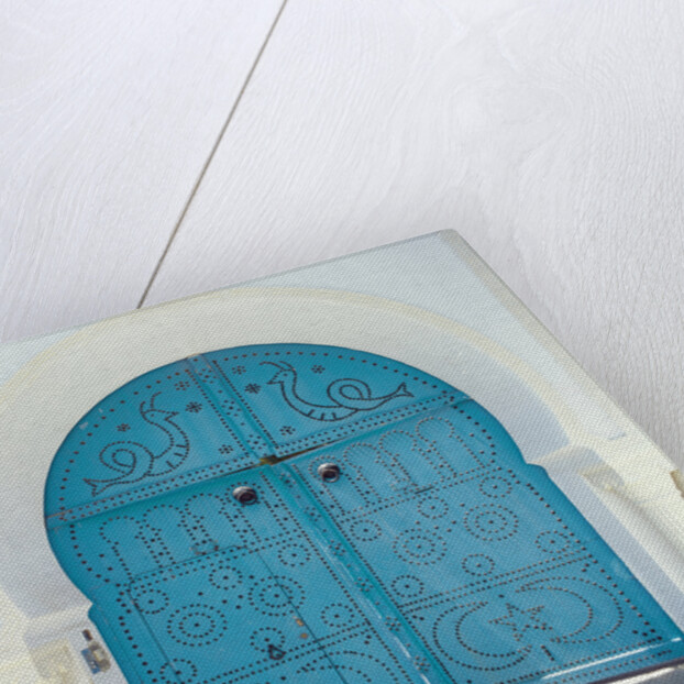 Ornate Blue Doors by Anonymous