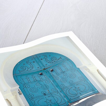 Ornate Blue Doors by Anonymous