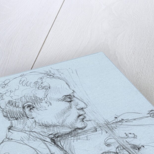 Illustration of a Violinist by Alexandra Day