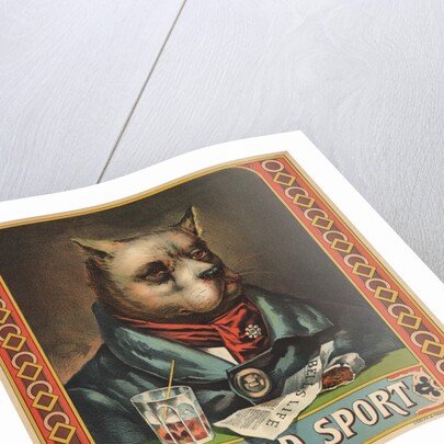 The Old Sport Tobacco Crate Label by Anonymous