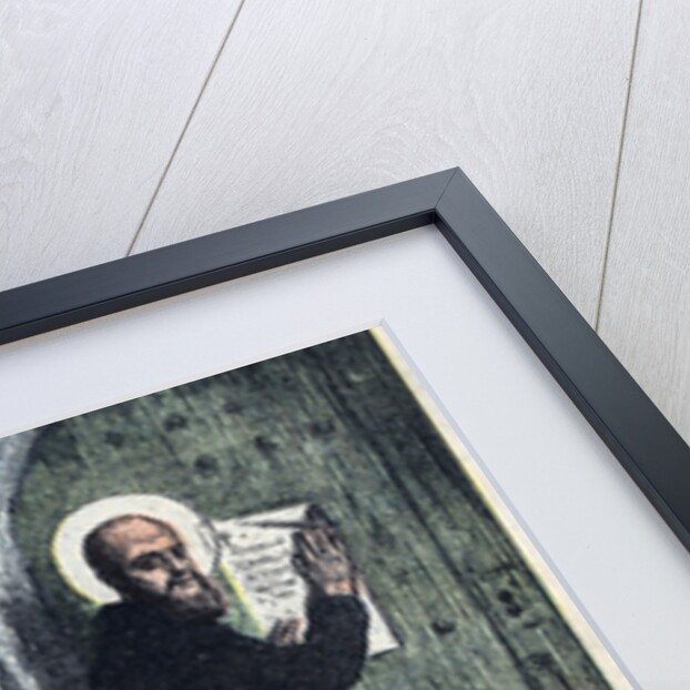 Illustration of Saint Francis of Sales Posting Tracts on Protestant Homes by Anonymous
