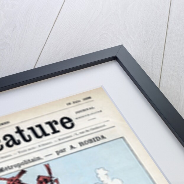 Illustration of Paris Marred by an Above-Ground Metro by Albert Robida