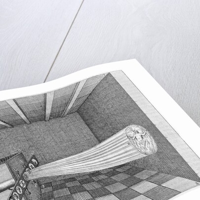 Illustration of a Magic Lantern Slide Projector by Anonymous