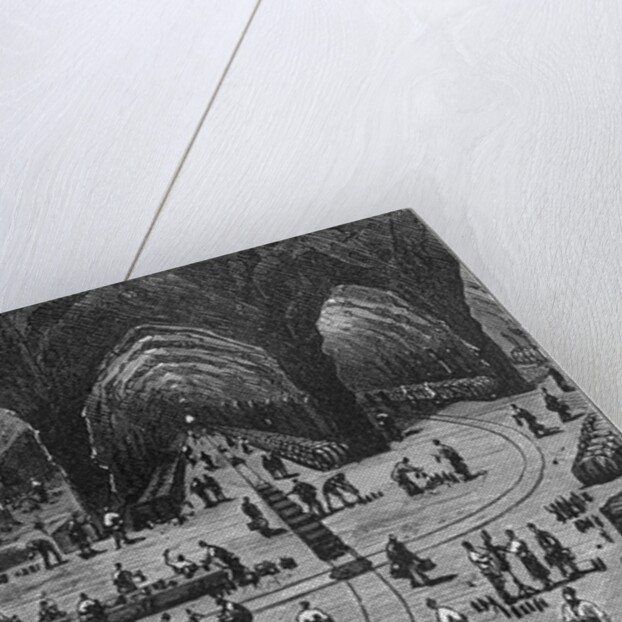 Illustration of the Cellars of Mercier Champagne by Anonymous