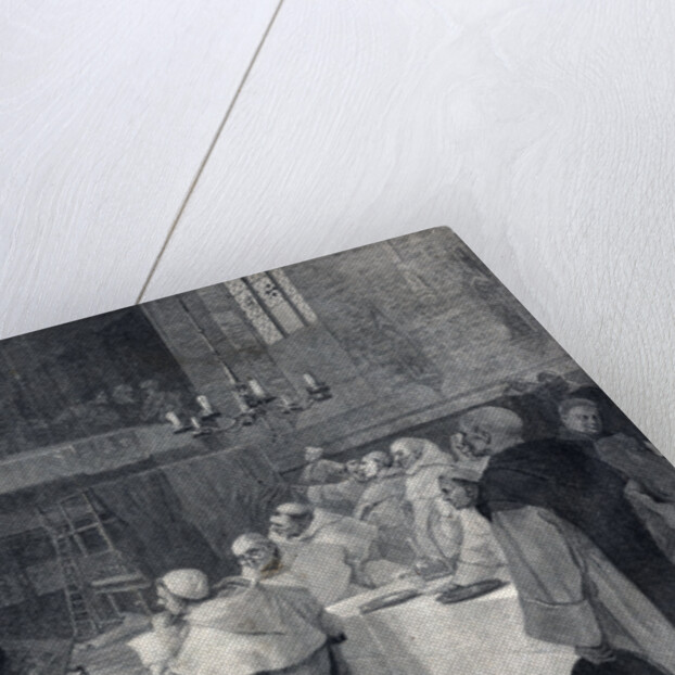 Illustration of Leonardo da Vinci During the Painting of The Last Supper by Anonymous