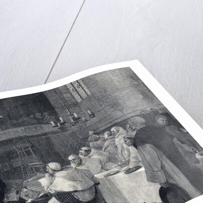 Illustration of Leonardo da Vinci During the Painting of The Last Supper by Anonymous