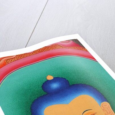 Tibetan Buddha Tanka by Anonymous