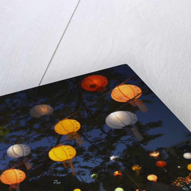 Paper Lanterns at Jangchung Park by Anonymous