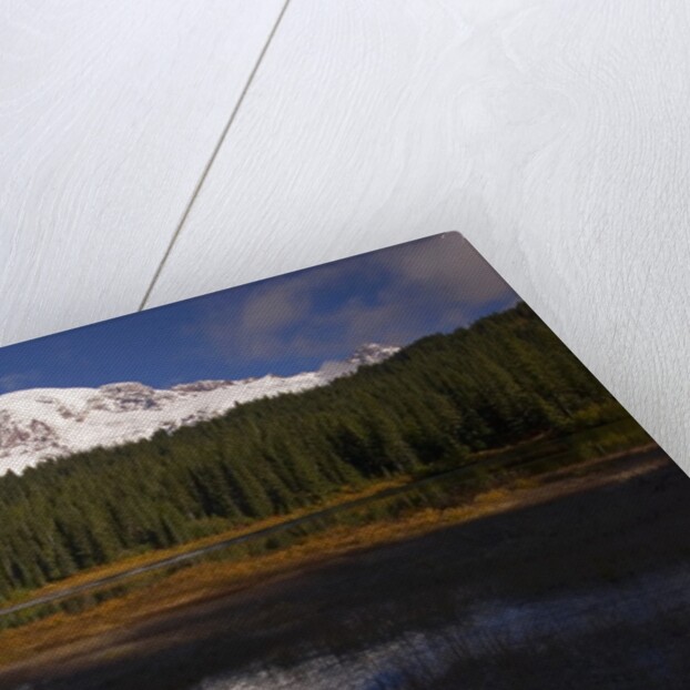 Mount Rainier and Reflection Lake by Anonymous