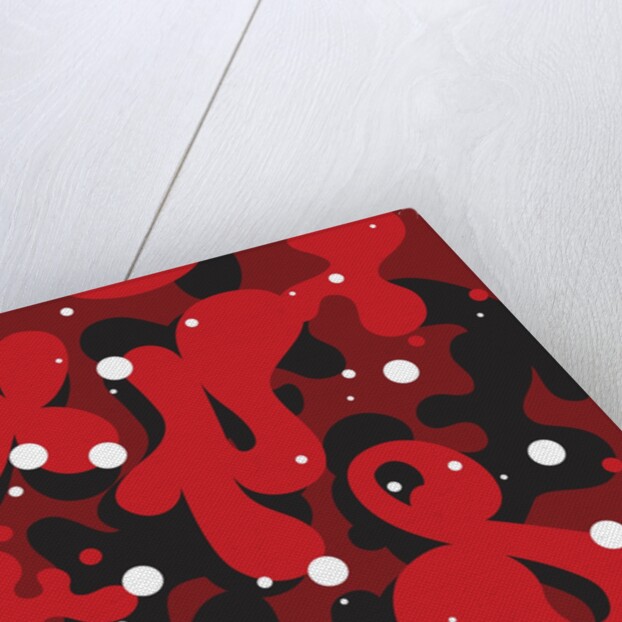 Red Camo by Tristan Eaton