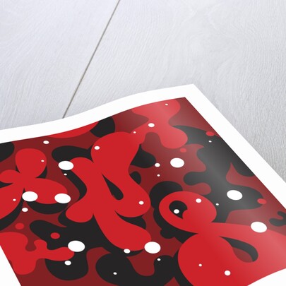 Red Camo by Tristan Eaton