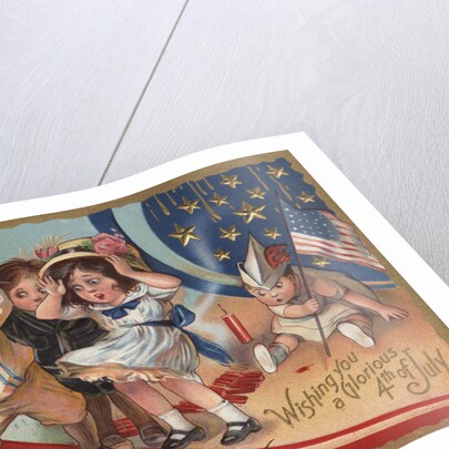 Wishing You a Glorious 4th of July Postcard by Anonymous