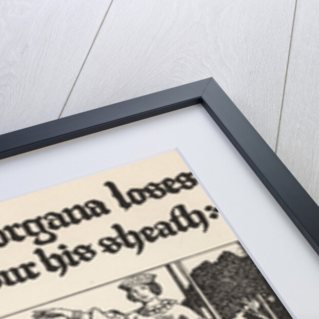 Queen Morgana Loses Excalibur His Sheath by Howard Pyle