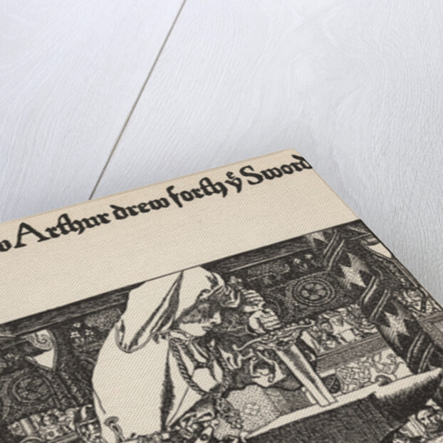 How Arthur Drew Forth Ye Sword by Howard Pyle