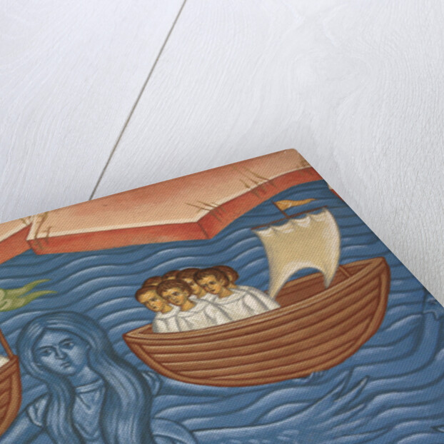 Detail from Apocalypse Fresco at Monastery of Saint-Antoine-le-Grand by Anonymous