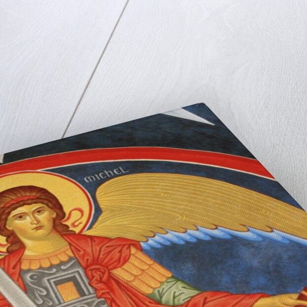 Saint Michael Fresco at Monastery of Saint-Antoine-le-Grand by Anonymous