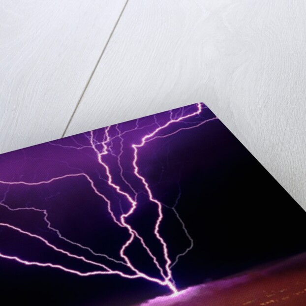 Lightning over San Francisco by Anonymous