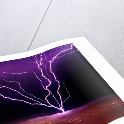 Lightning over San Francisco by Anonymous