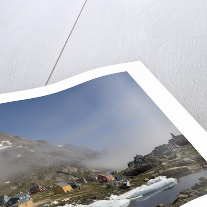 Aappilattoq Village and Mountain by Anonymous