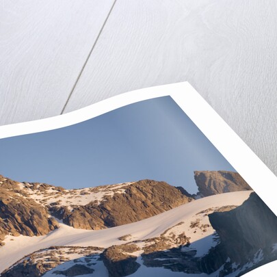 Qaqarssuq Mountain at Sunset by Anonymous